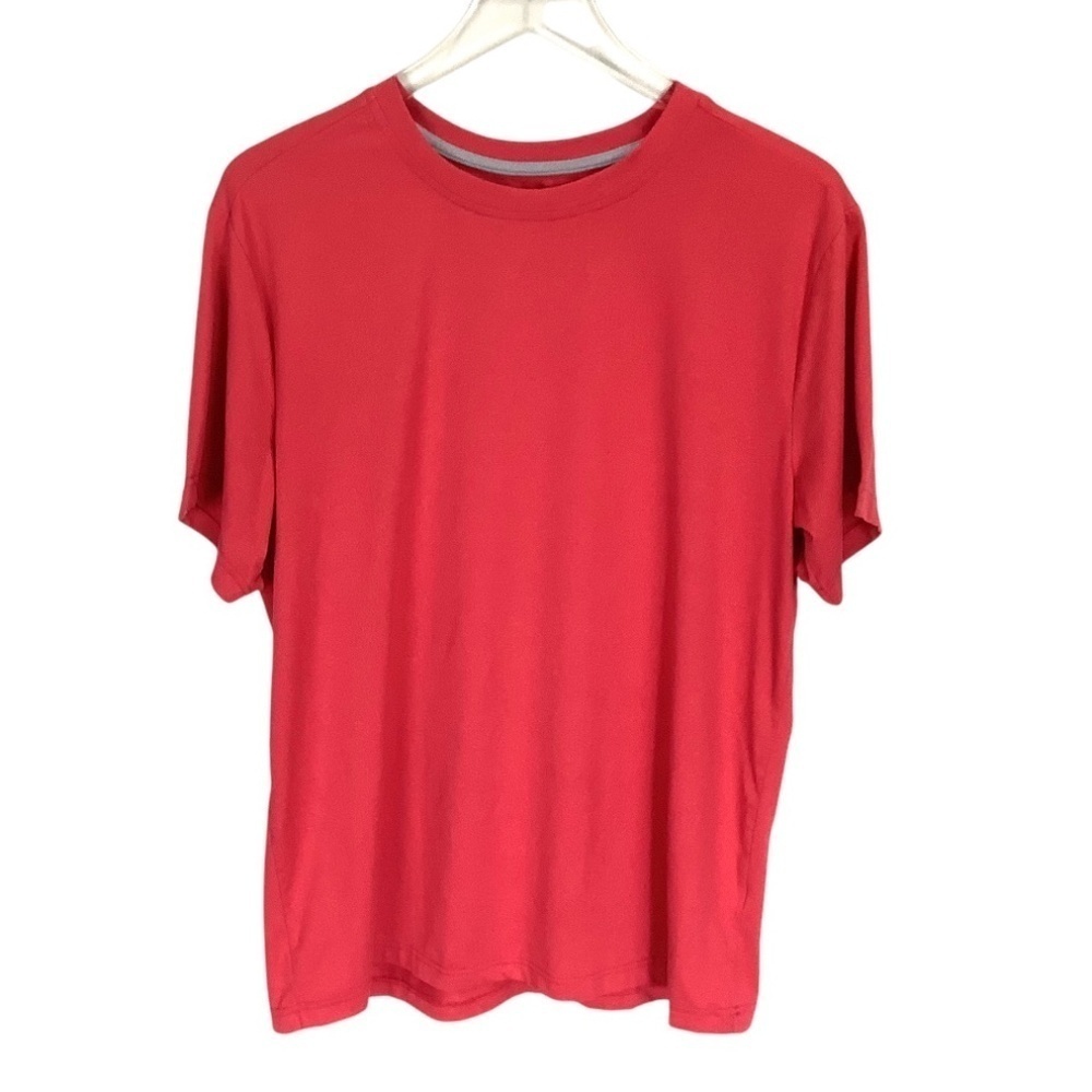 Etonic Men's Short Sleeve Crewneck T-Shirt Athletic Hot‎ Coral
